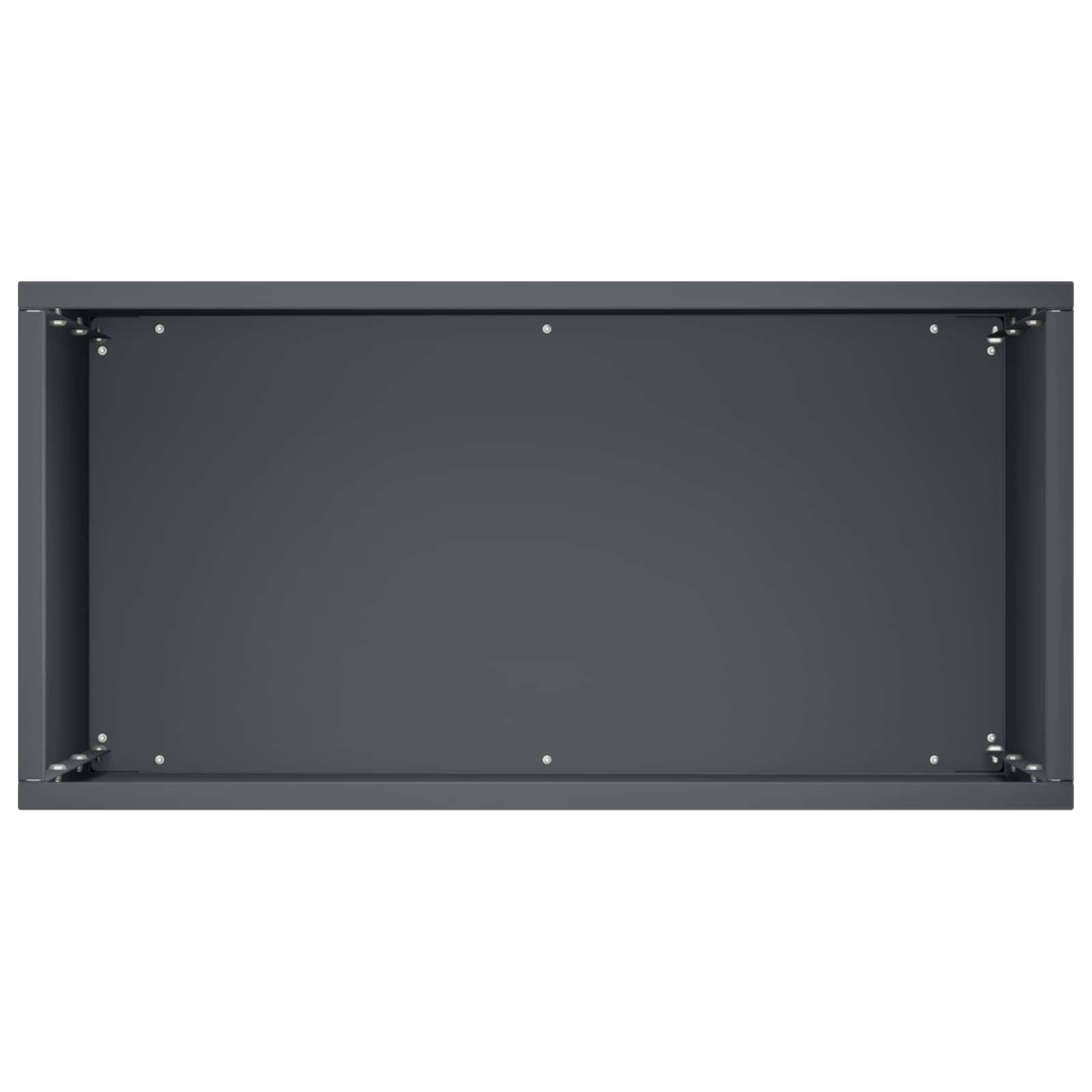 Γλάστρα Κήπου 2 τμχ. Ανθρακί 40 x 20 x 40 εκ