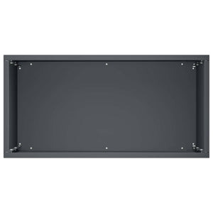 Γλάστρα Κήπου 2 τμχ. Ανθρακί 40 x 20 x 40 εκ