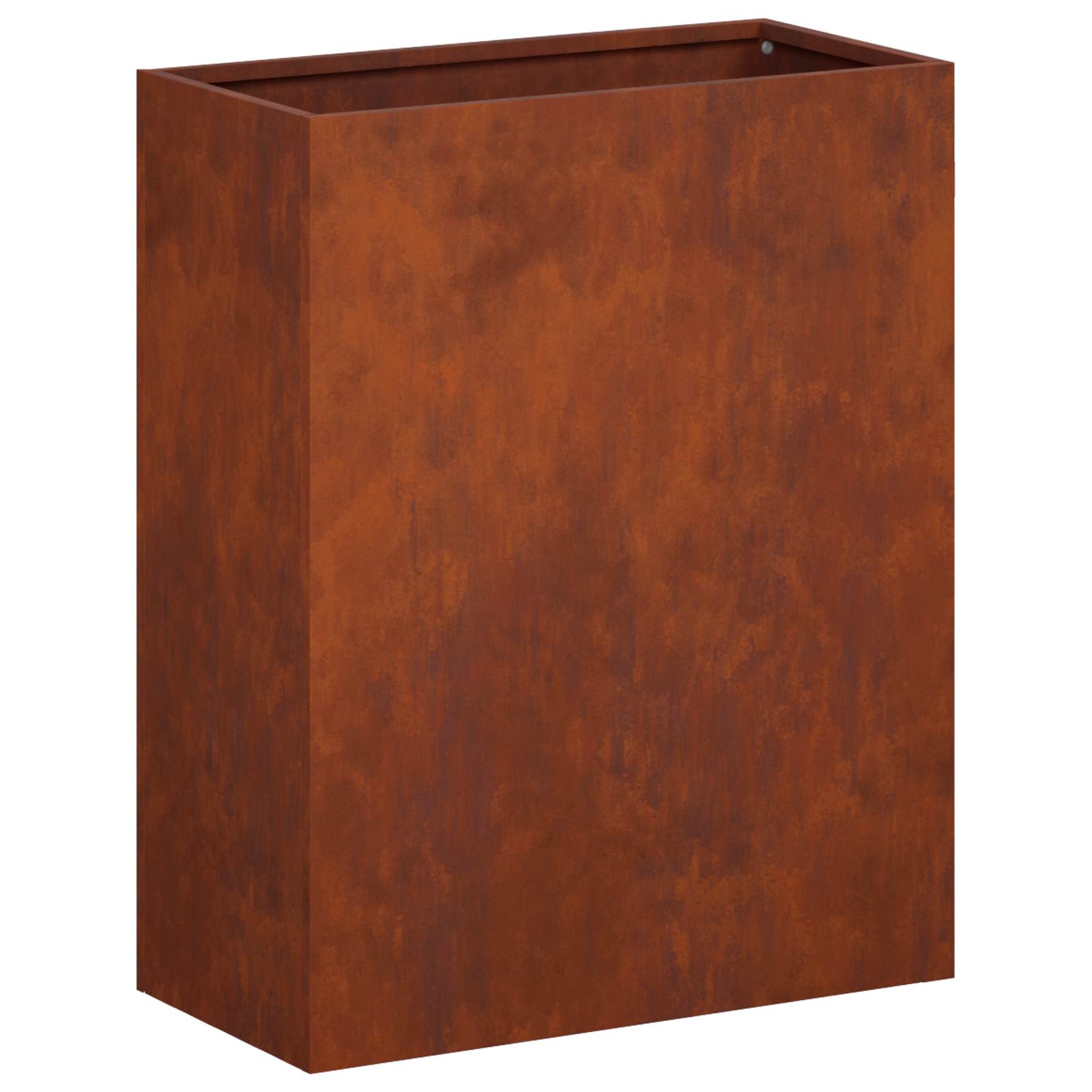 Γλάστρα Κήπου 2 τμχ. Σκ rusty 40 x 20 x 40 εκ
