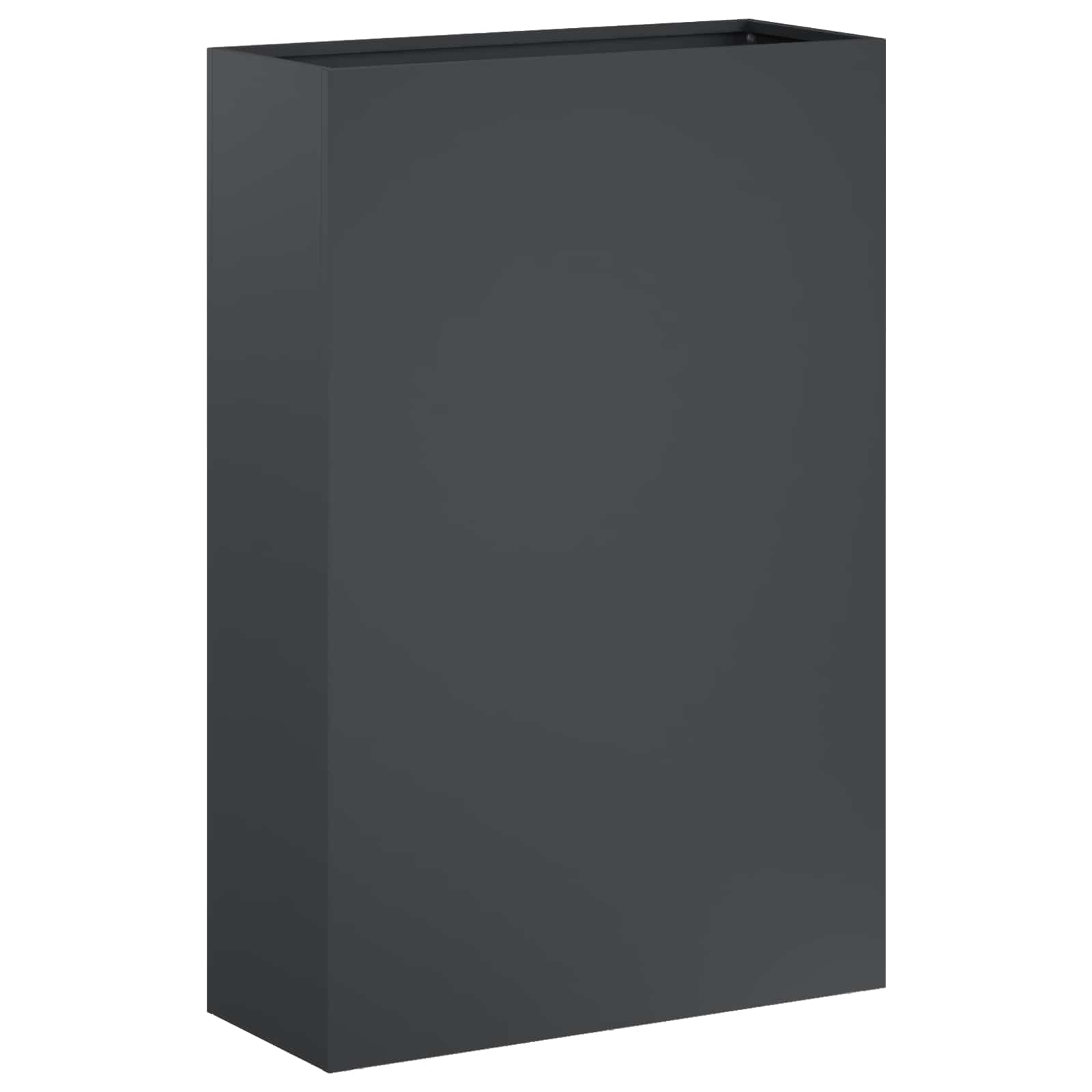 Γλάστρα Κήπου 2 τμχ. Ανθρακί 40 x 20 x 75 εκ.