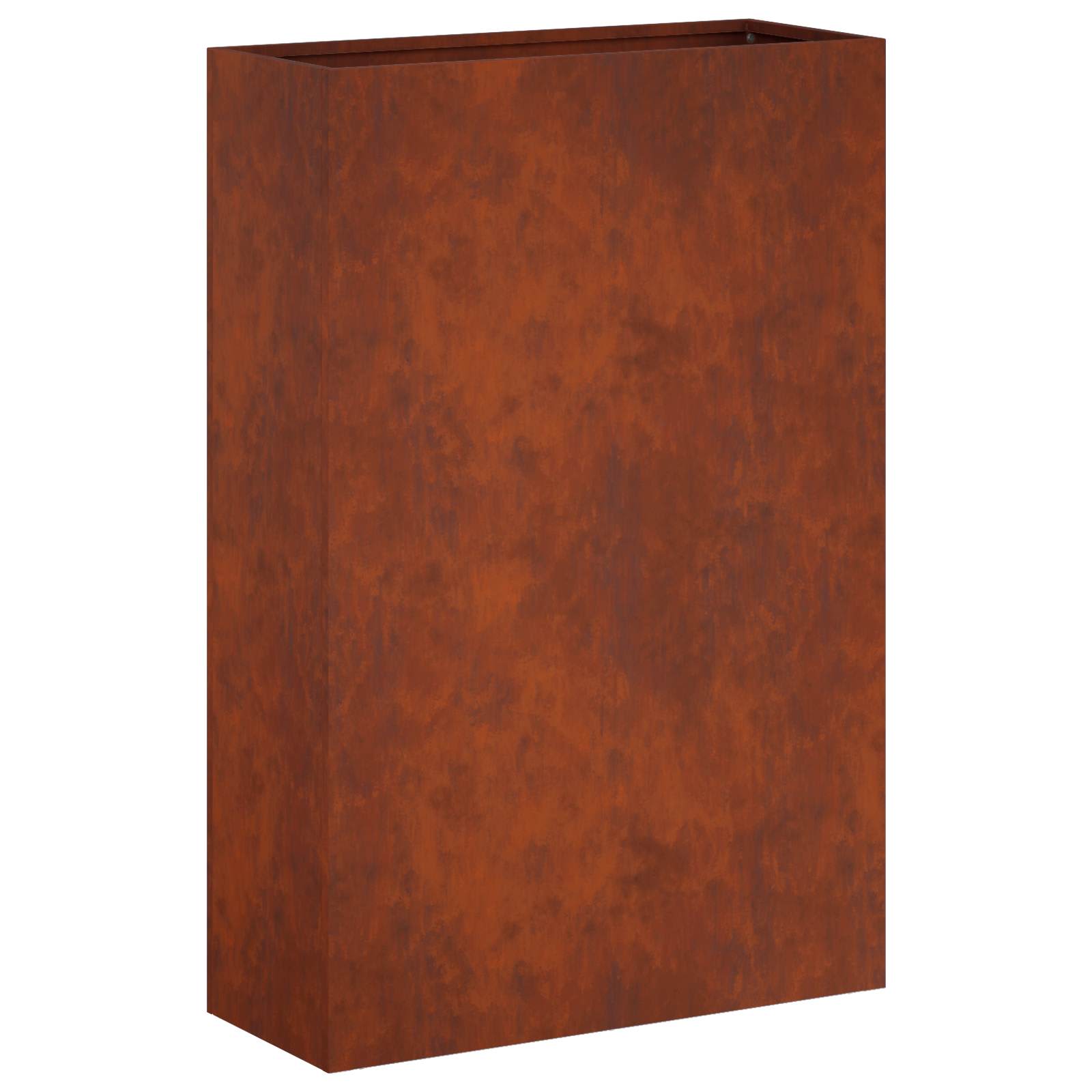 Γλάστρα Κήπου 2 τμχ. Σκ rusty 40 x 20 x 75 εκ.