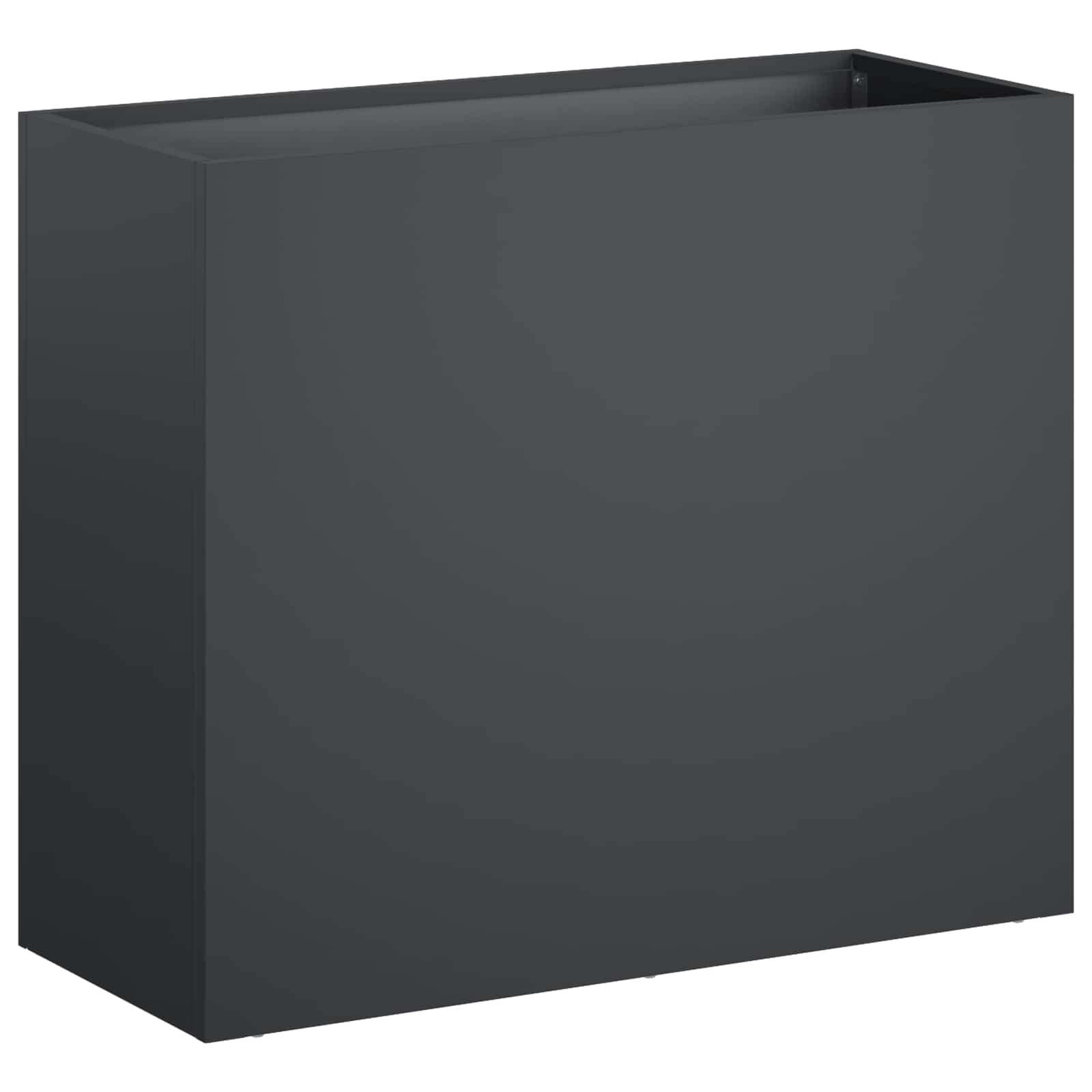 Γλάστρα Κήπου 2 τμχ. Ανθρακί 50 x 20 x 40 εκ.
