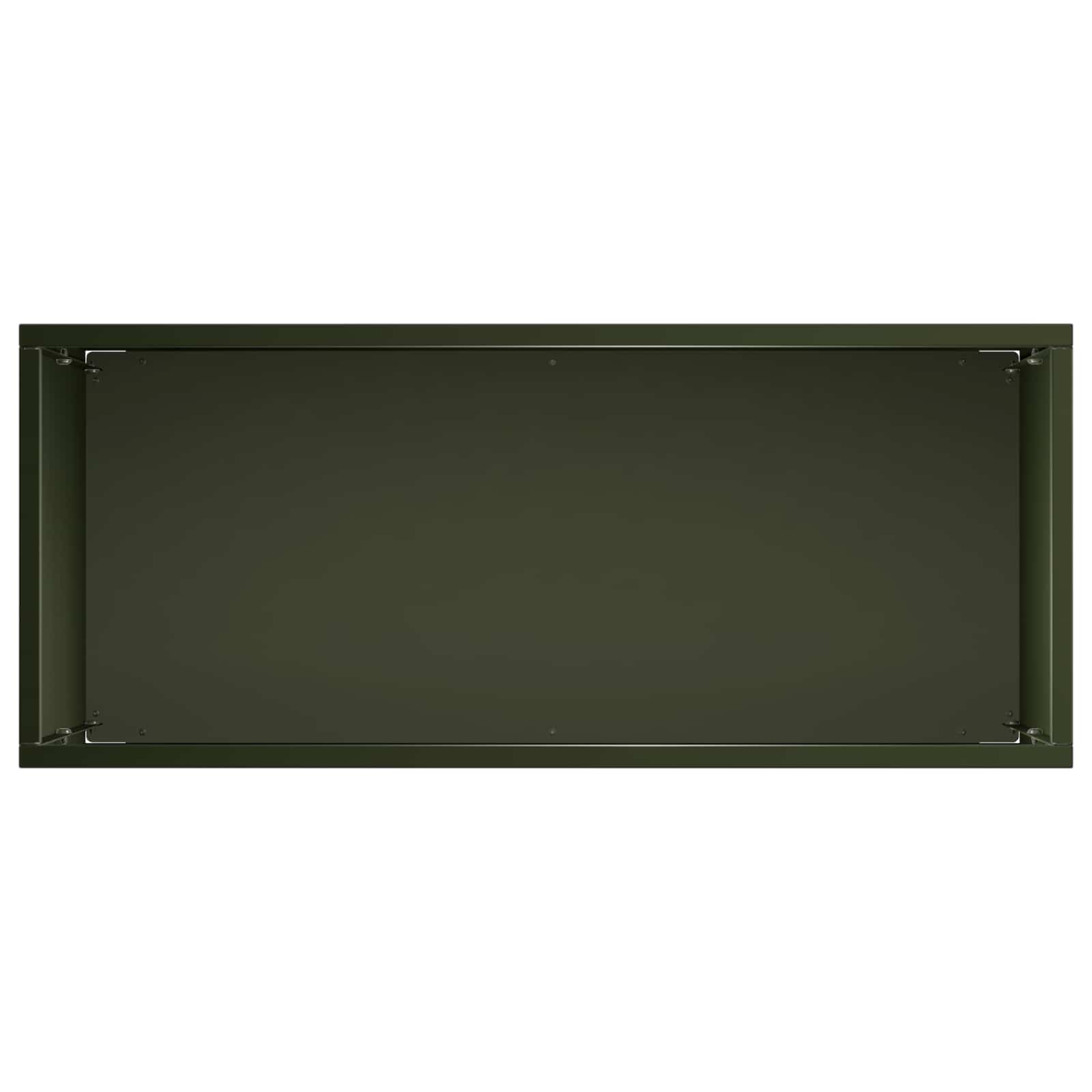 Γλάστρα Κήπου Λαδί 50 x 20 x 40 εκ. Ψυχρής έλασης χάλυβας - Pakobazaar