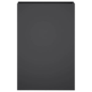 Γλάστρα Κήπου 2 τμχ. Μαύρο 50 x 20 x 75 εκ.