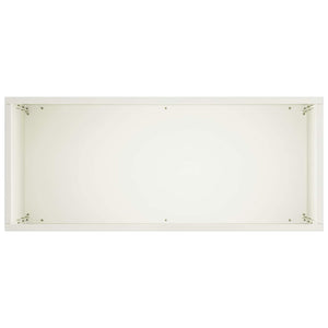 Γλάστρα Κήπου 2 τμχ. Λευκό 50 x 20 x 75 εκ.