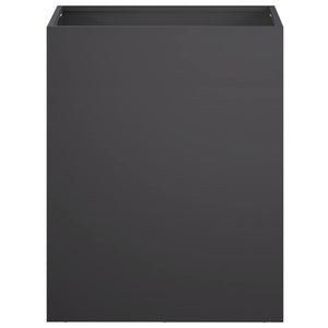 Γλάστρα Κήπου 2 τμχ. Μαύρο 40 x 30 x 40 εκ - Pakobazaar