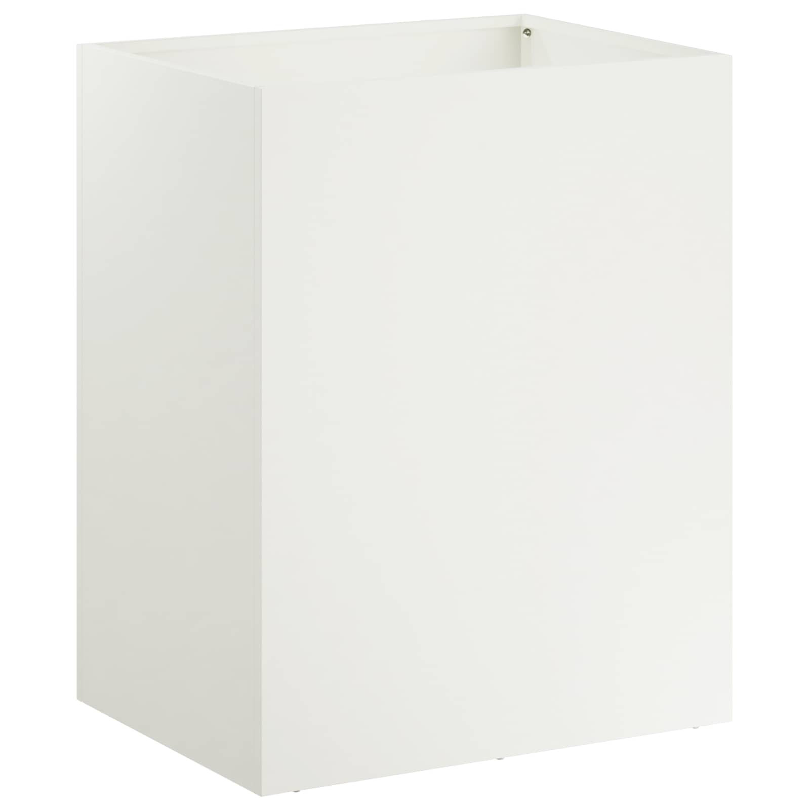 Γλάστρα Κήπου 2 τμχ. Λευκό 40 x 30 x 40 εκ - Pakobazaar