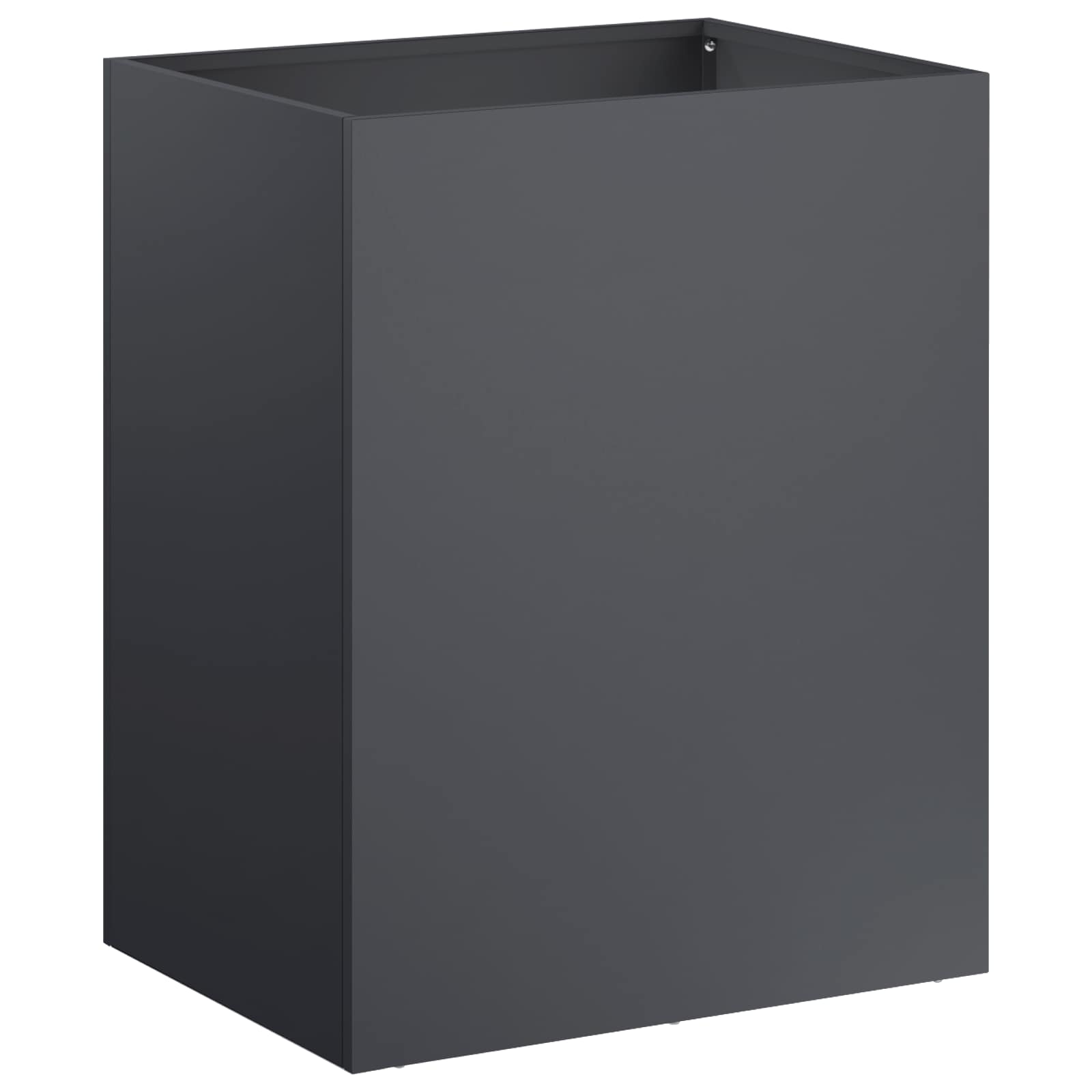 Γλάστρα Κήπου 2 τμχ. Ανθρακί 40 x 30 x 40 εκ