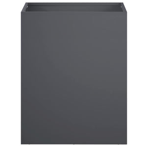 Γλάστρα Κήπου 2 τμχ. Ανθρακί 40 x 30 x 40 εκ
