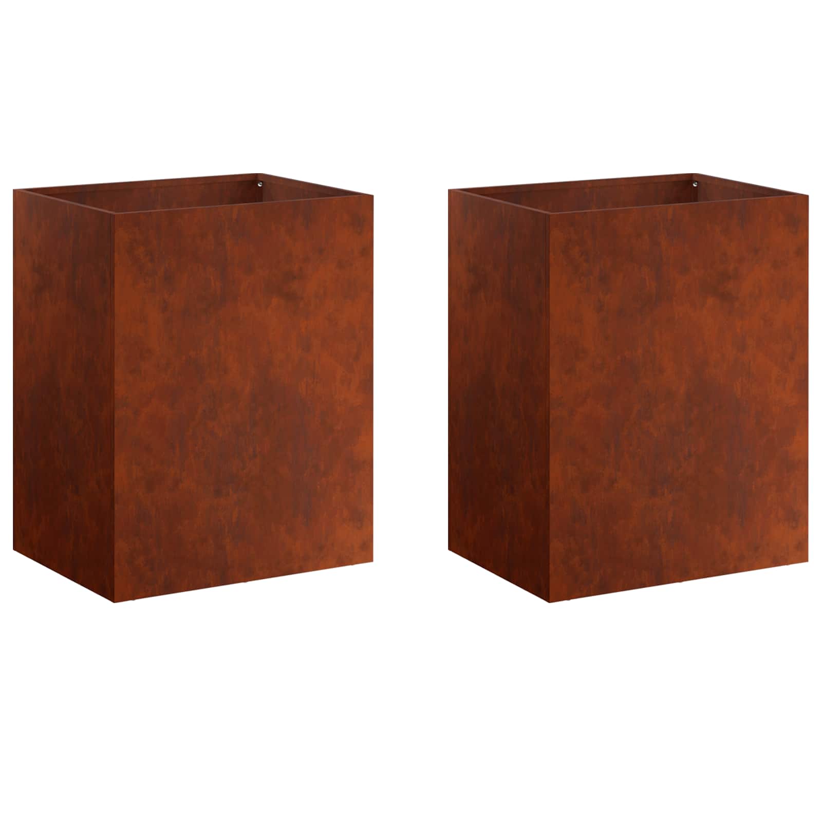 Γλάστρα Κήπου 2 τμχ. Σκ rusty 40 x 30 x 40 εκ