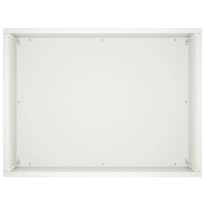 Γλάστρα Κήπου Λευκό 40 x 30 x 50 cm Ψυχρής έλασης χάλυβας - Pakobazaar