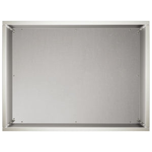 Γλάστρα Κήπου Ασημί 40 x 30 x 50 cm Ανοξείδωτο Ατσάλι