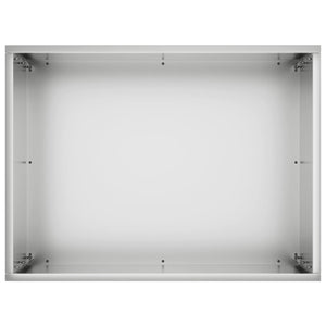 Γλάστρα Κήπου 2 τμχ. Ασημί 40 x 30 x 50 cm - Pakobazaar
