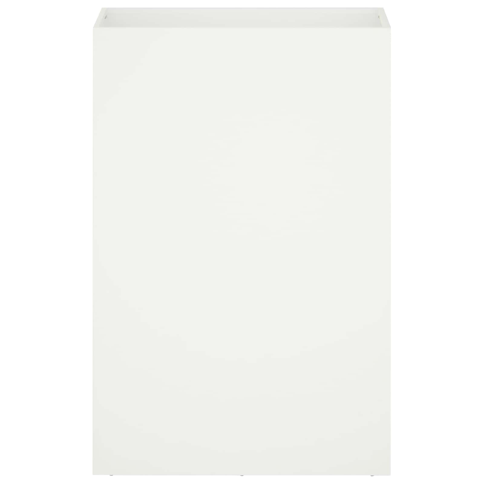 Γλάστρα Κήπου 2 τμχ. Λευκό 40 x 30 x 75 cm - Pakobazaar