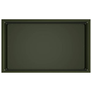 Γλάστρα Κήπου Λαδί 40 x 30 x 75 cm Ψυχρής έλασης χάλυβας