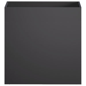 Γλάστρα Κήπου 2 τμχ. Μαύρο 50 x 30 x 40 εκ.