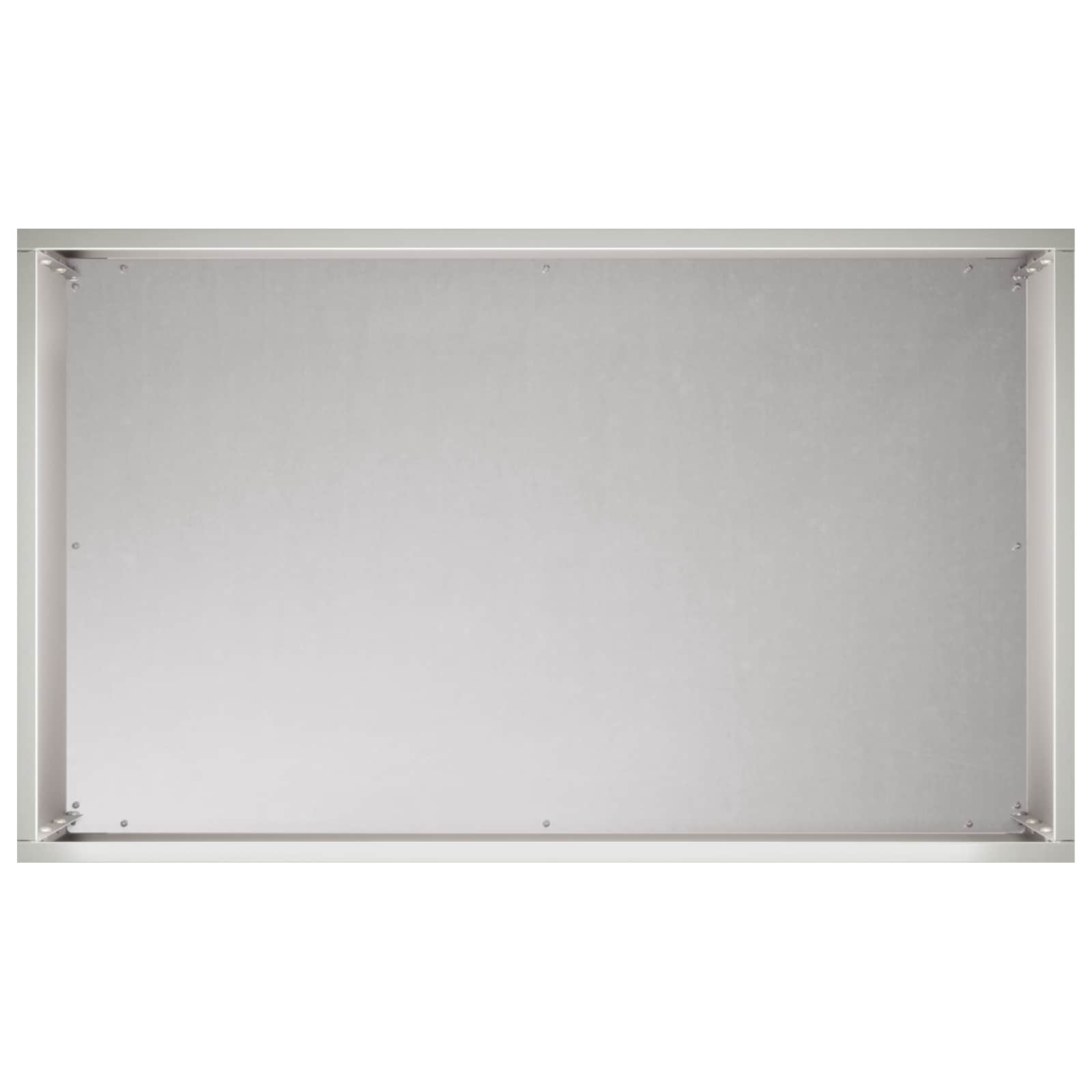 Γλάστρα Κήπου Ασημί 50 x 30 x 40 εκ. Ανοξείδωτο Ατσάλι - Pakobazaar