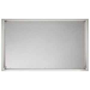 Γλάστρα Κήπου 2 τμχ. Ασημί 50 x 30 x 40 εκ. Ανοξείδωτο Ατσάλι