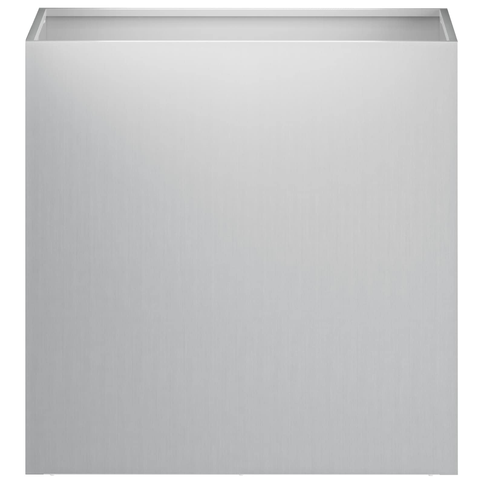 Γλάστρα Κήπου Ασημί 50 x 30 x 40 εκ. Γαλβανισμένος Χάλυβας - Pakobazaar