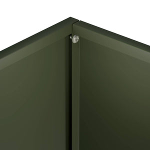 Γλάστρα Κήπου Λαδί 50 x 30 x 50 cm Ψυχρής έλασης χάλυβας