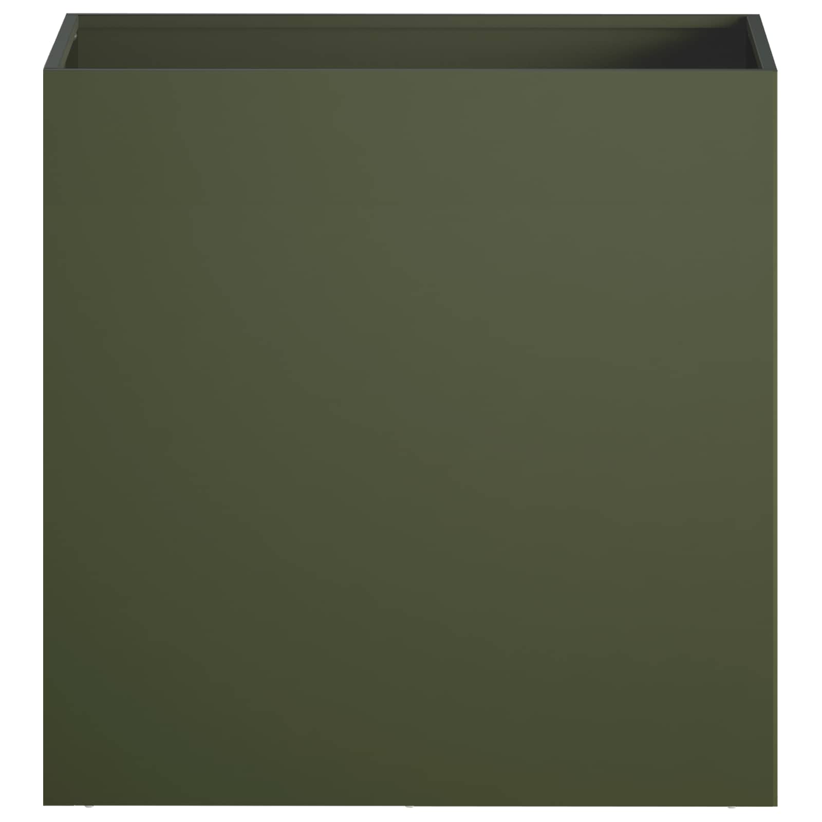 Γλάστρα Κήπου Λαδί 50 x 30 x 50 cm Ψυχρής έλασης χάλυβας