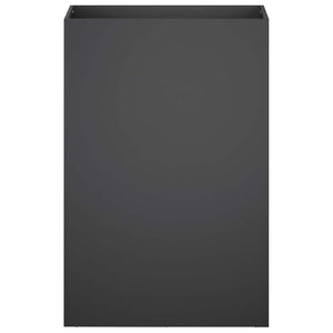Γλάστρα Κήπου 2 τμχ. Μαύρο 50 x 30 x 75 εκ