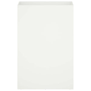 Γλάστρα Κήπου 2 τμχ. Λευκό 50 x 30 x 75 εκ