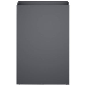 Γλάστρα Κήπου 2 τμχ. Ανθρακί 50 x 30 x 75 εκ