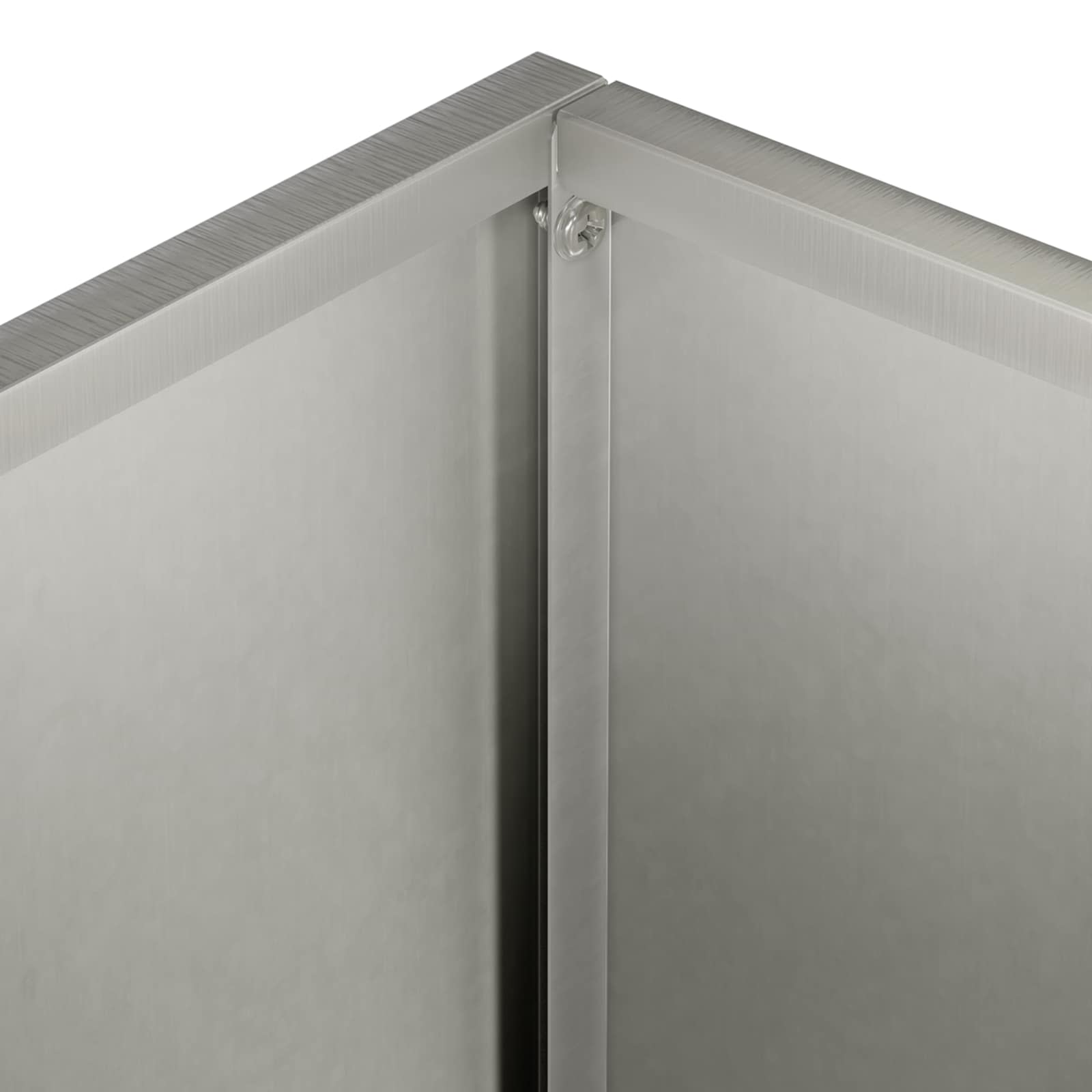 Γλάστρα Κήπου 2 τμχ. Ασημί 50 x 30 x 75 εκ Ανοξείδωτο Ατσάλι