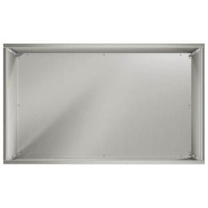Γλάστρα Κήπου 2 τμχ. Ασημί 50 x 30 x 75 εκ Ανοξείδωτο Ατσάλι