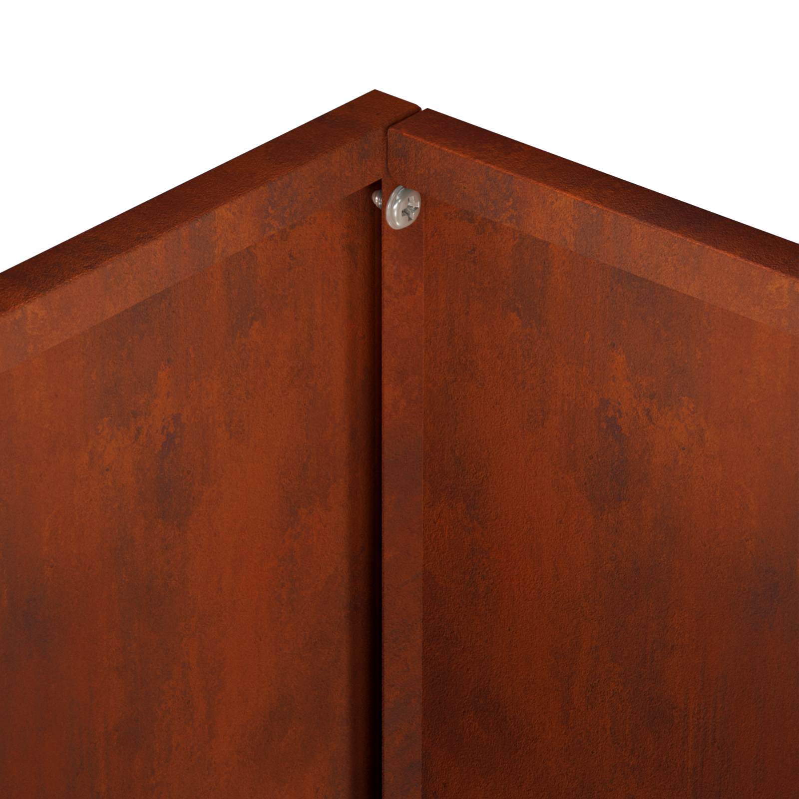 Γλάστρα Κήπου 2 τμχ. Σκ rusty 50 x 30 x 75 εκ