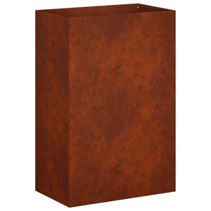 Γλάστρα Κήπου 2 τμχ. Σκ rusty 50 x 30 x 75 εκ