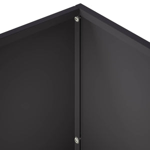 Γλάστρα Κήπου 2 τμχ. Μαύρο 60 x 30 x 40 εκ. - Pakobazaar