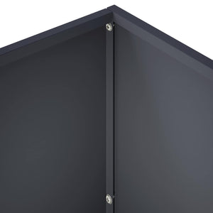 Γλάστρα Κήπου Ανθρακί 60 x 30 x 40 εκ. Ψυχρής έλασης χάλυβας