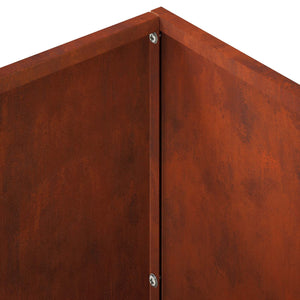 Γλάστρα Κήπου Σκ rusty 60 x 30 x 40 εκ. - Pakobazaar
