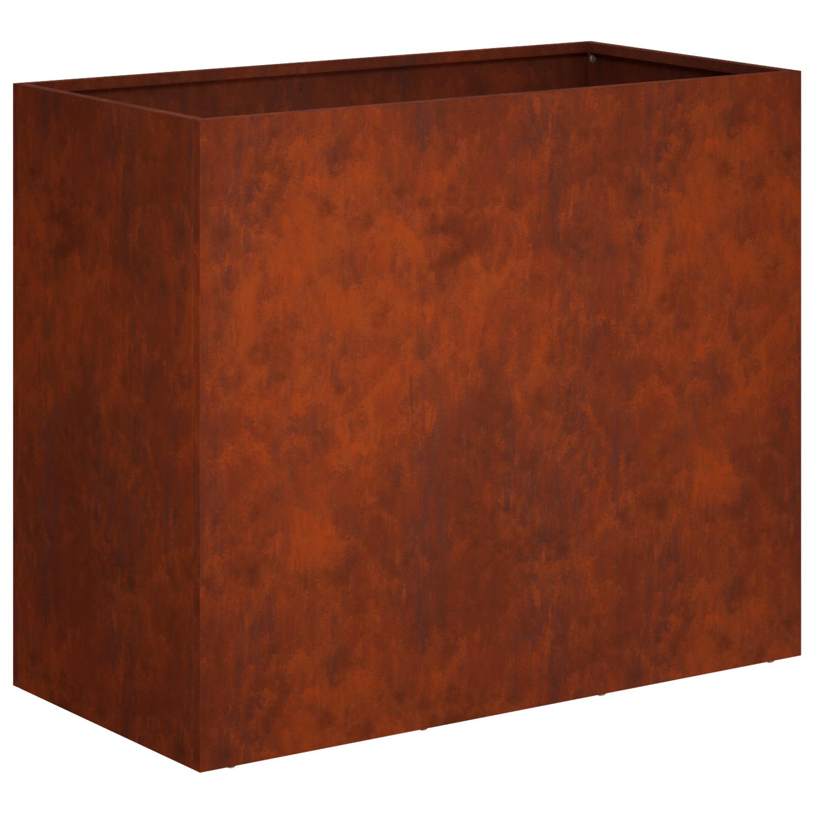 Γλάστρα Κήπου 2 τμχ. Σκ rusty 60 x 30 x 40 εκ.