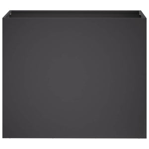 Γλάστρα Κήπου 2 τμχ. Μαύρο 60 x 30 x 50 εκ. - Pakobazaar
