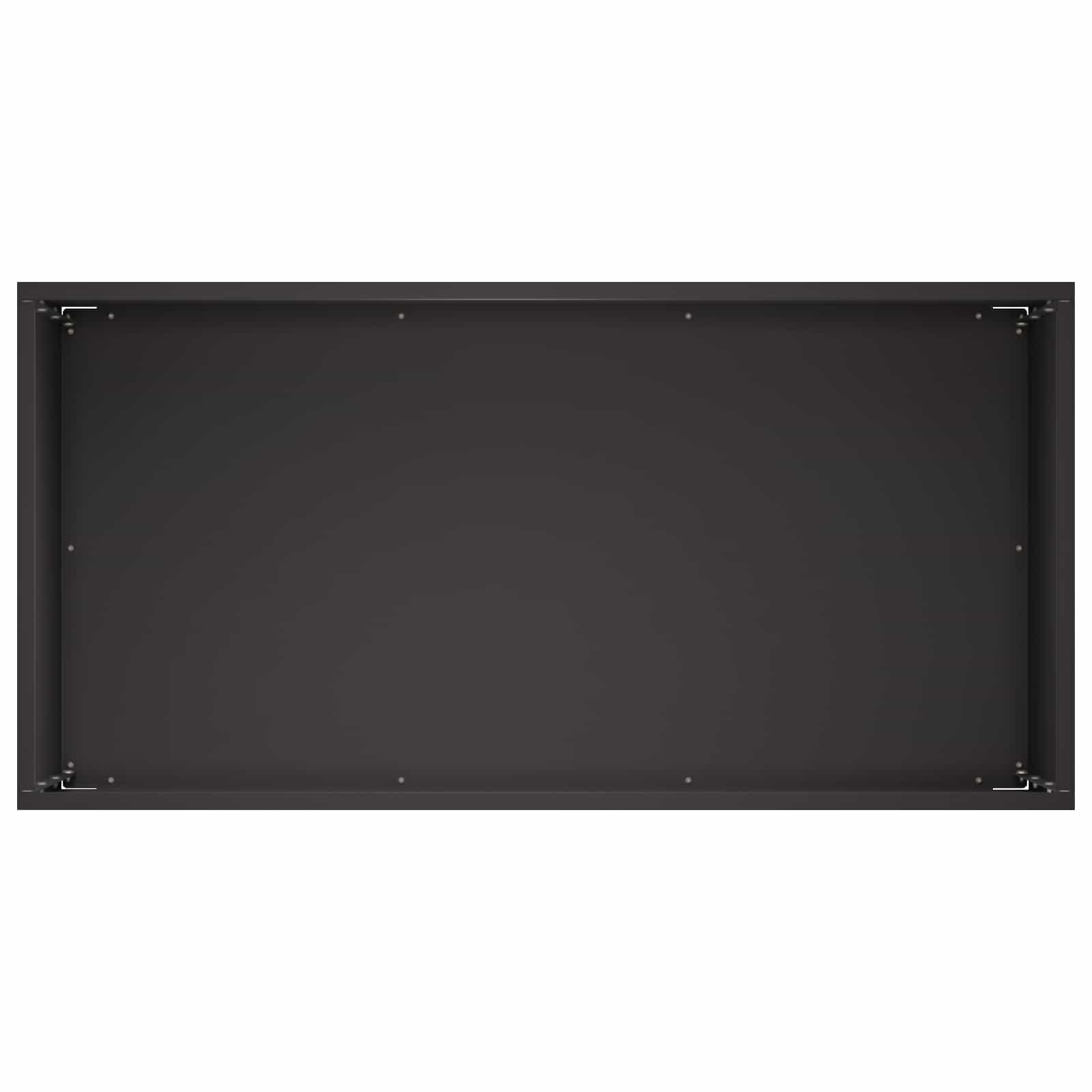 Γλάστρα Κήπου 2 τμχ. Μαύρο 60 x 30 x 50 εκ. - Pakobazaar