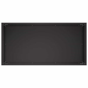 Γλάστρα Κήπου 2 τμχ. Μαύρο 60 x 30 x 50 εκ. - Pakobazaar
