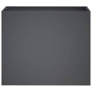 Γλάστρα Κήπου 2 τμχ. Ανθρακί 60 x 30 x 50 εκ.
