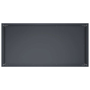 Γλάστρα Κήπου 2 τμχ. Ανθρακί 60 x 30 x 50 εκ.