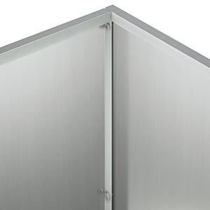 Γλάστρα Κήπου Ασημί 60 x 30 x 50 εκ. Γαλβανισμένος Χάλυβας