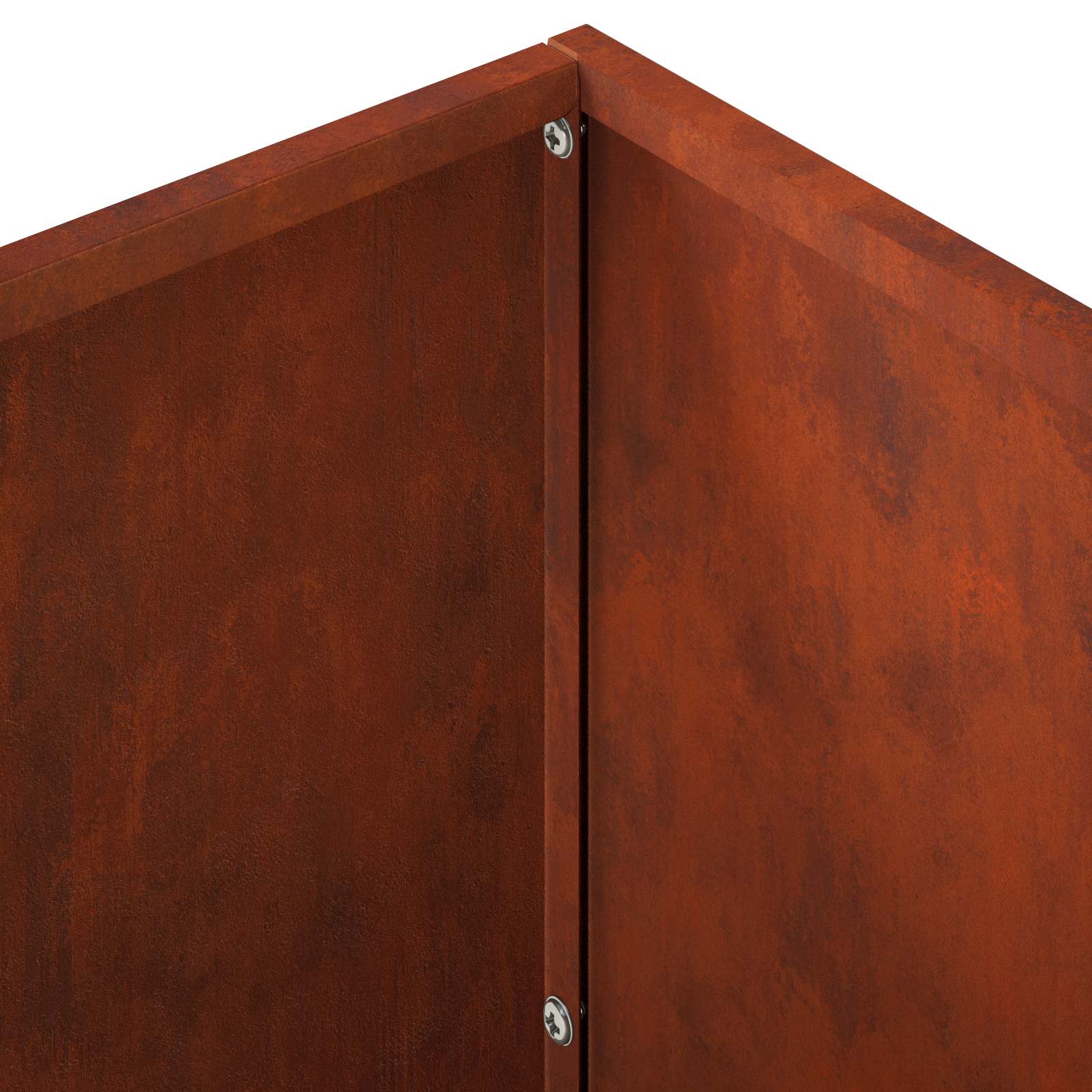 Γλάστρα Κήπου 2 τμχ. Σκ rusty 60 x 30 x 50 εκ. - Pakobazaar