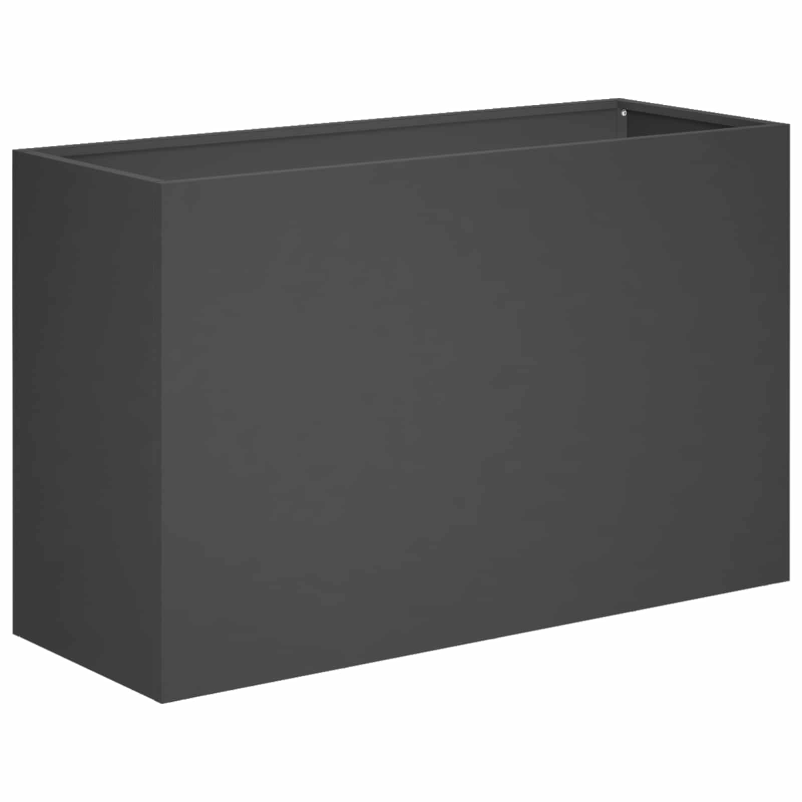 Γλάστρα Κήπου 2 τμχ. Μαύρο 80 x 30 x 40 εκ