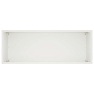 Γλάστρα Κήπου 2 τμχ. Λευκό 80 x 30 x 40 εκ