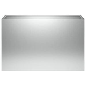 Γλάστρα Κήπου 2 τμχ. Ασημί 80 x 30 x 40 εκ