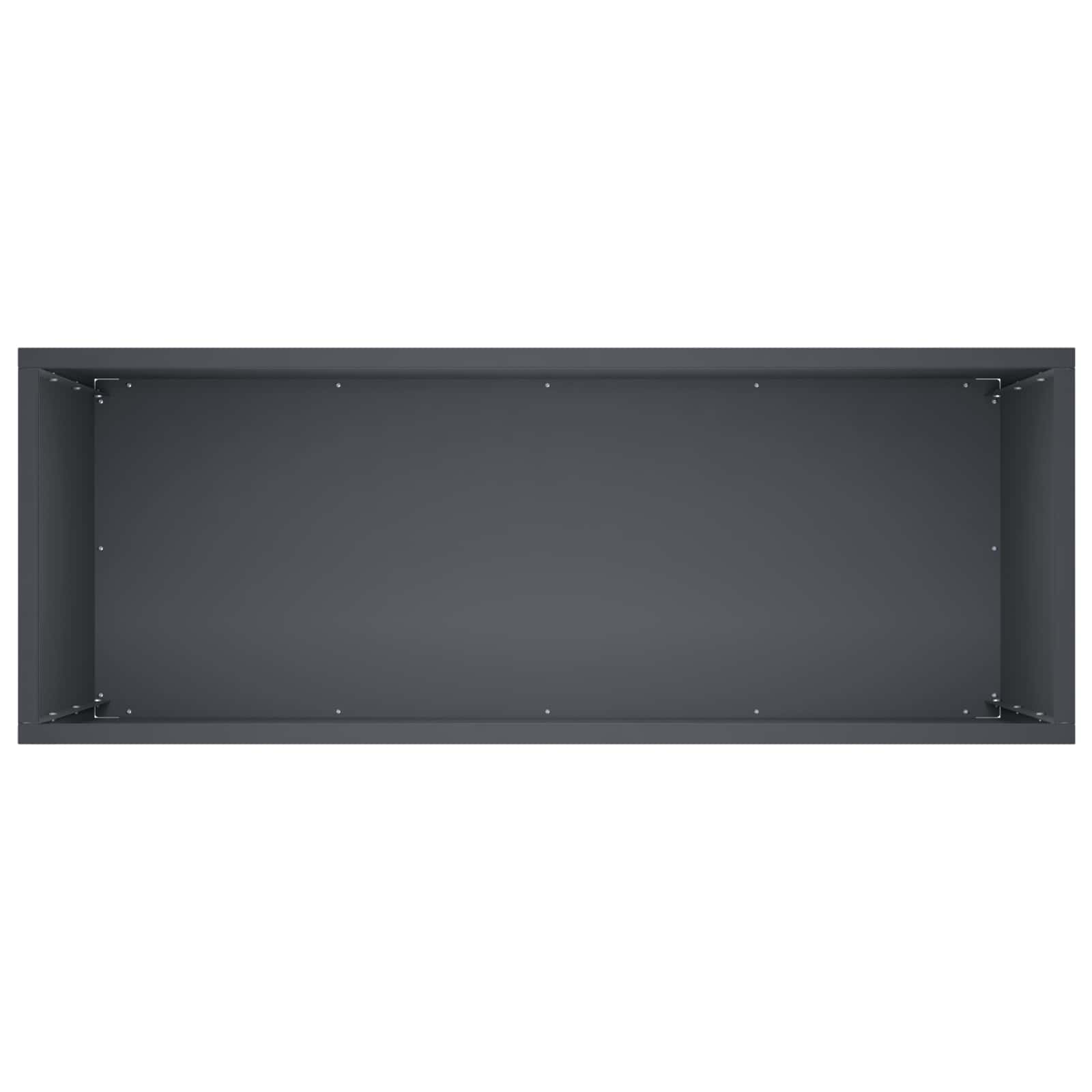 Γλάστρα Κήπου Ανθρακί 80 x 30 x 50 εκ Ψυχρής έλασης χάλυβας