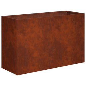 Γλάστρα Κήπου 2 τμχ. Σκ rusty 80 x 30 x 50 εκ