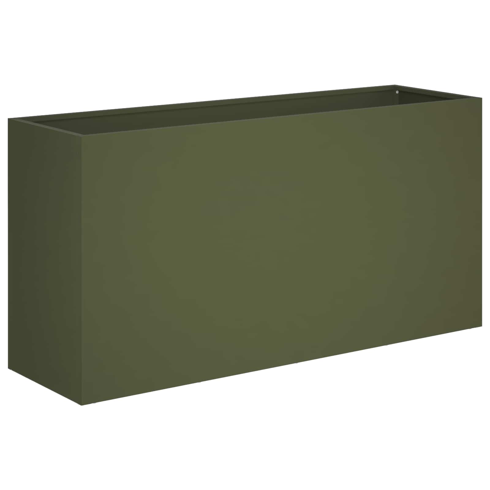 Γλάστρα Κήπου 2 τμχ. Λαδί 100 x 30 x 40 εκ - Pakobazaar