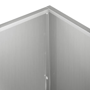 Γλάστρα Κήπου 2 τμχ. Ασημί 100 x 30 x 40 εκ - Pakobazaar